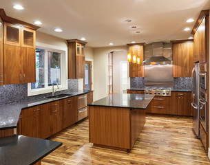 Kitchen in New Luxury Home