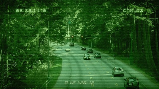 CCTV Above Forest Highway
