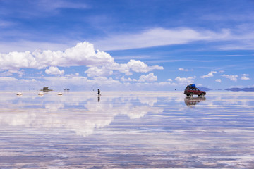 ボリビアのウユニ塩湖 - obrazy, fototapety, plakaty