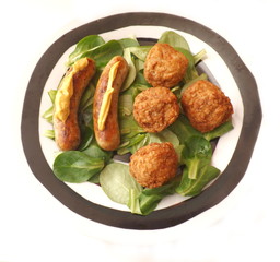 Würstchen und Buletten