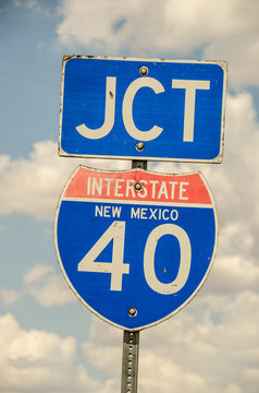 Junction Sign for I-40