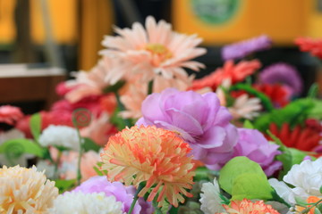 beautiful artificial flowers