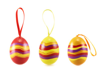Easter egg with a loop ribbon set