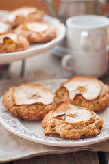 Obraz na płótnie Canvas Apple Oat Cookies
