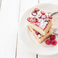 Raspberry and Yogurt Cake