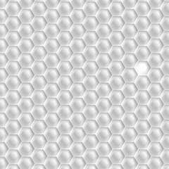 Vector Abstract hexagon shape design template.