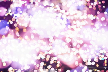 Festive elegant abstract background with bokeh lights and stars 