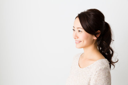 portrait of young asian woman