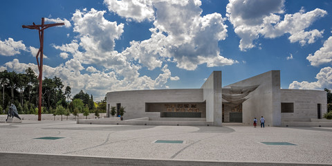 Portugal, Fatima . Church of the Holy Trinity.