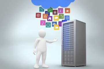 image of white character orating