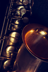 Vintage C-Melody Saxophon - obrazy, fototapety, plakaty