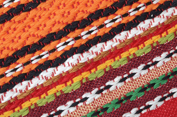Bulgarian embroidery traditional national design pattern