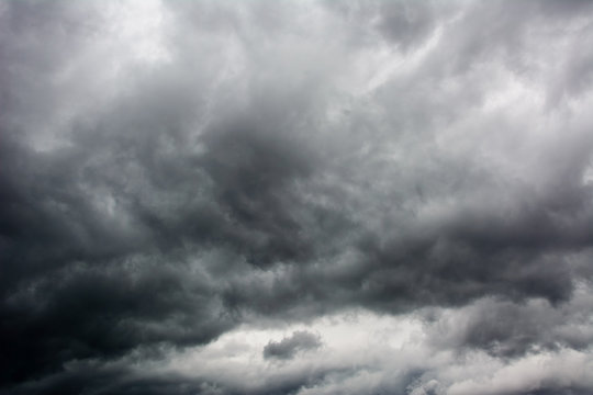 dark dramatic storm cloudscape