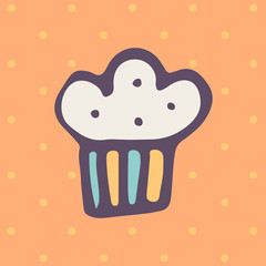 Easter cake icon
