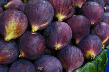 Ripe figs at street market