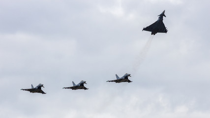 Fighter jet formation