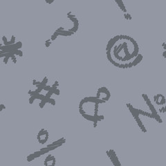 seamless background with punctuation marks