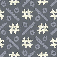 seamless background with punctuation marks