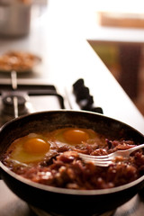 fried eggs