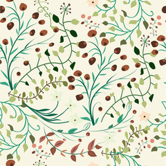 Grassy ornate pattern