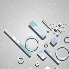 Colorful abstract circles background