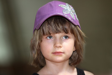 The girl in a cap