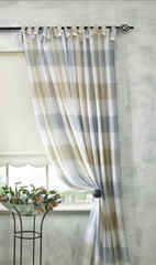 Curtain pole and window