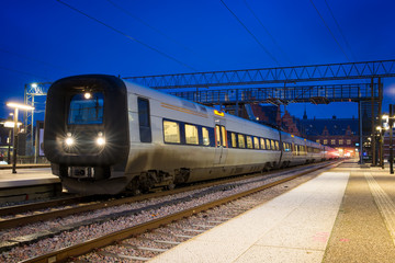 Obraz premium train station