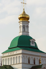 Fototapeta na wymiar Monastery in Sergiev Posad in Russia. It was built in the 14th
