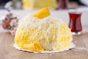 Yellow Fruit Cake