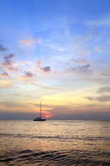 Fototapeta premium sea sunset