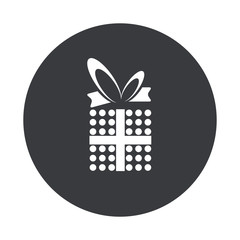 Vector modern  gray circle icon