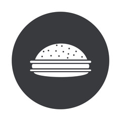 Vector modern  gray circle icon