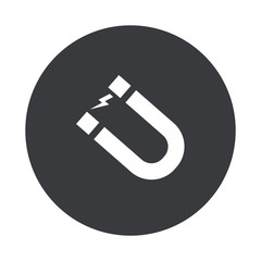 Vector modern  gray circle icon