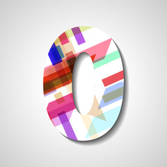 abstract  number collection - 0