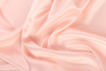 pink chiffon folds