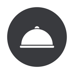 Vector modern  gray circle icon