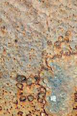texture of rusty metal