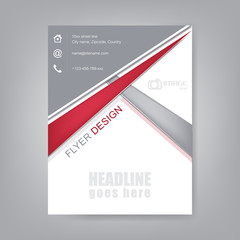 Business flyer, brochure template or corporate banner