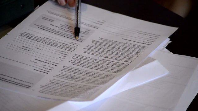 Checking The Paperwork
