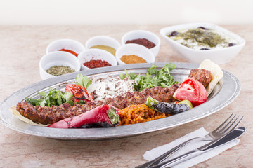 Turkish Kebab Adana, Urfa, Beyti, Abbaganus, Sogurme
