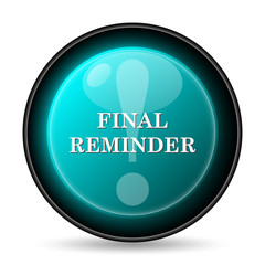 Final reminder icon