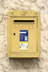 Boîte aux lettres à Giverny (bureau de Gasny)