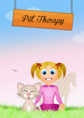 Obraz na płótnie Canvas pet therapy