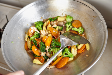 Stir fry cap cai