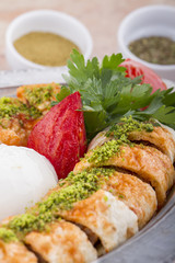 Turkish, Arabian and Greek Traditional Kebab Adana, Urfa, Beyti