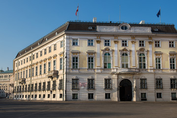 Fototapeta na wymiar Bundeskanzleramt in Wien