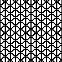 Retro Seamless Pattern Abstract Black/White