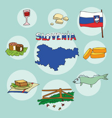 The set of national profile of the slovenia