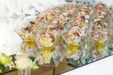 assortment Appetizers and finger food